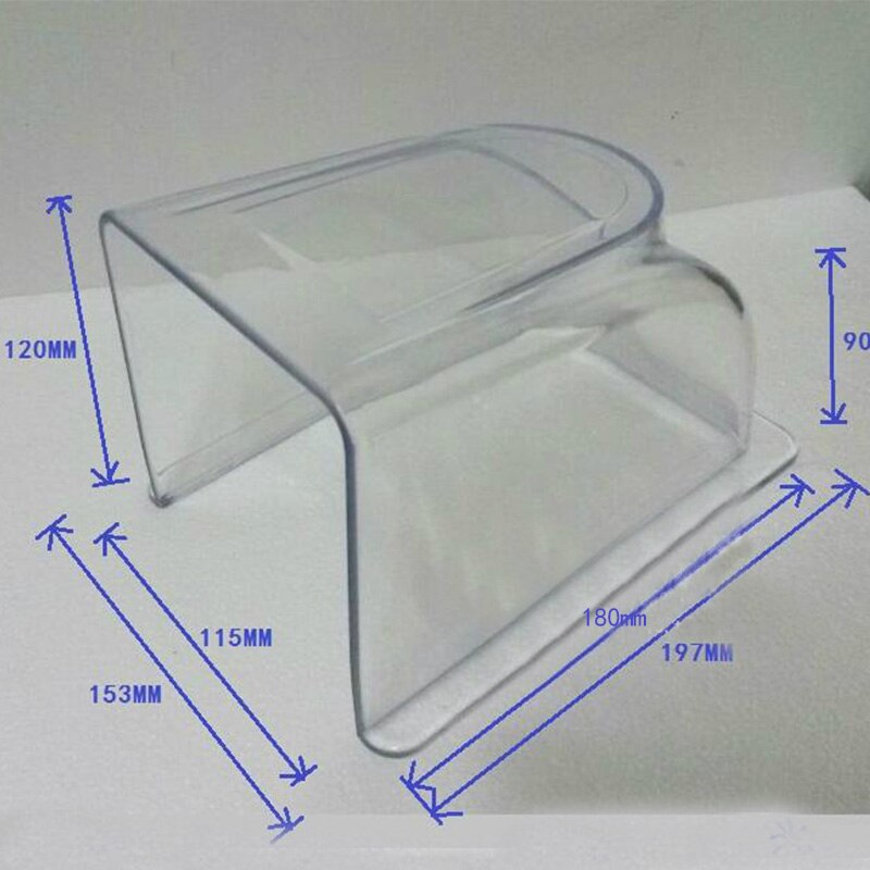 HFSECURITY 115*120*180 mm Waterproof Rain Cover for Door Access Control Reader Rain Shield for Card Reader Fingerprint Reader: Cover 1