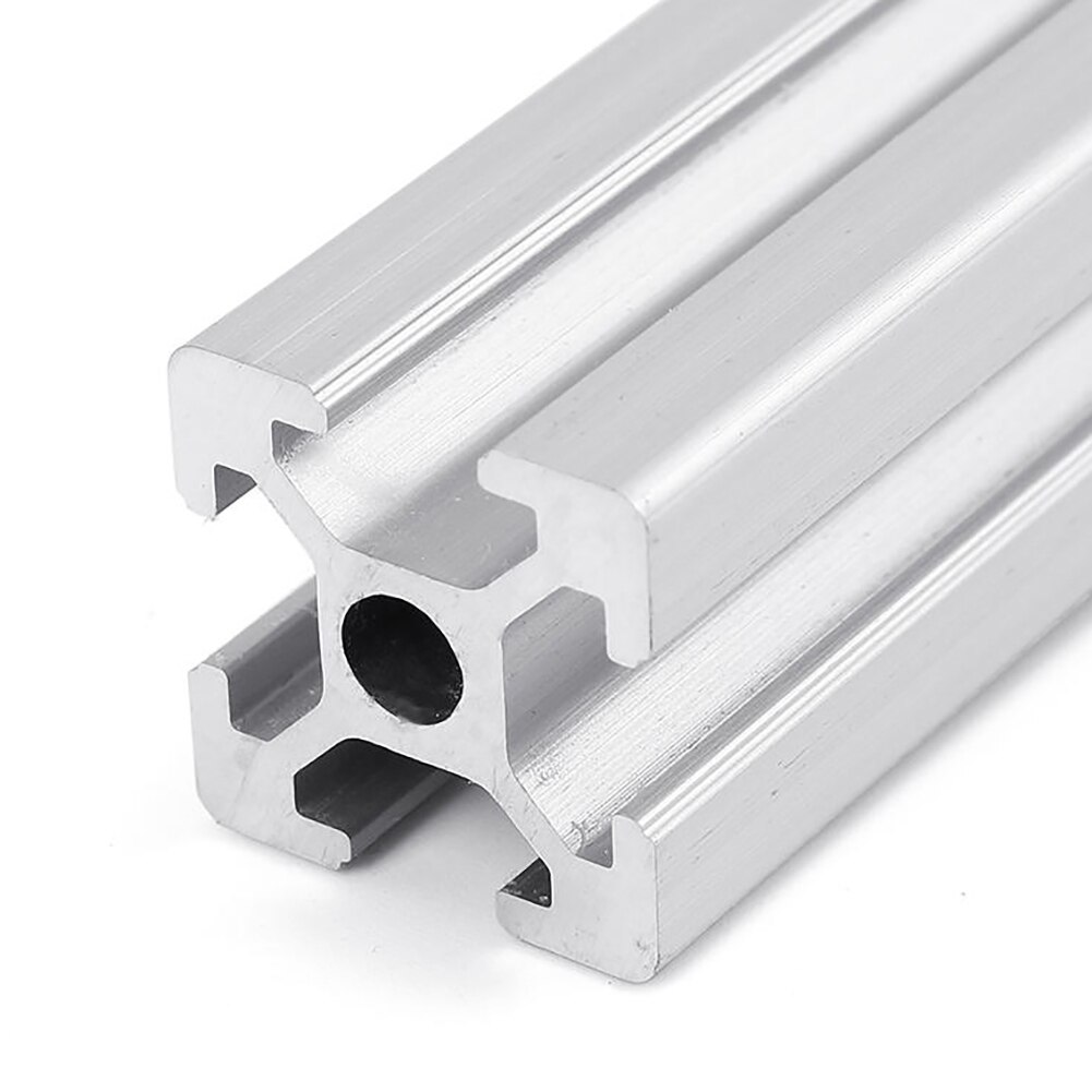 Aluminiumprofil t slits aluminium extruderad eloxerad 100-550mm cnc 3d skrivardelar