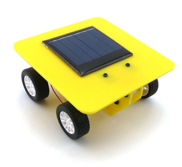 Mini motor solenergi legetøj bil diy bil pædagogisk legetøj samlet model videnskab og teknologi lille produktion: 3