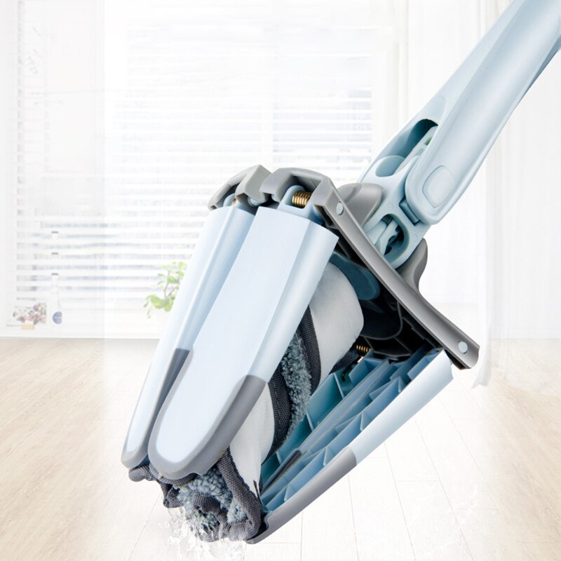 Serpillière plate de Type X avec 3 tampons en microfibre, outil de nettoyage ménager réutilisable, sans main, 360 degrés