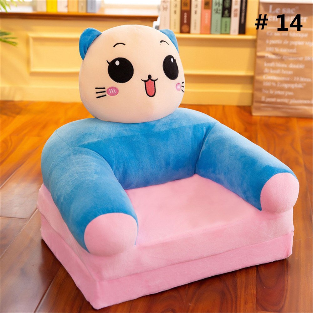 Baby Sofa Cover Geen Vullen Babyzitje multi-layer kinderen Sofa Cartoon Opvouwbare Kinderstoel Leuke Lui Persoon liggen Seat: Model 14