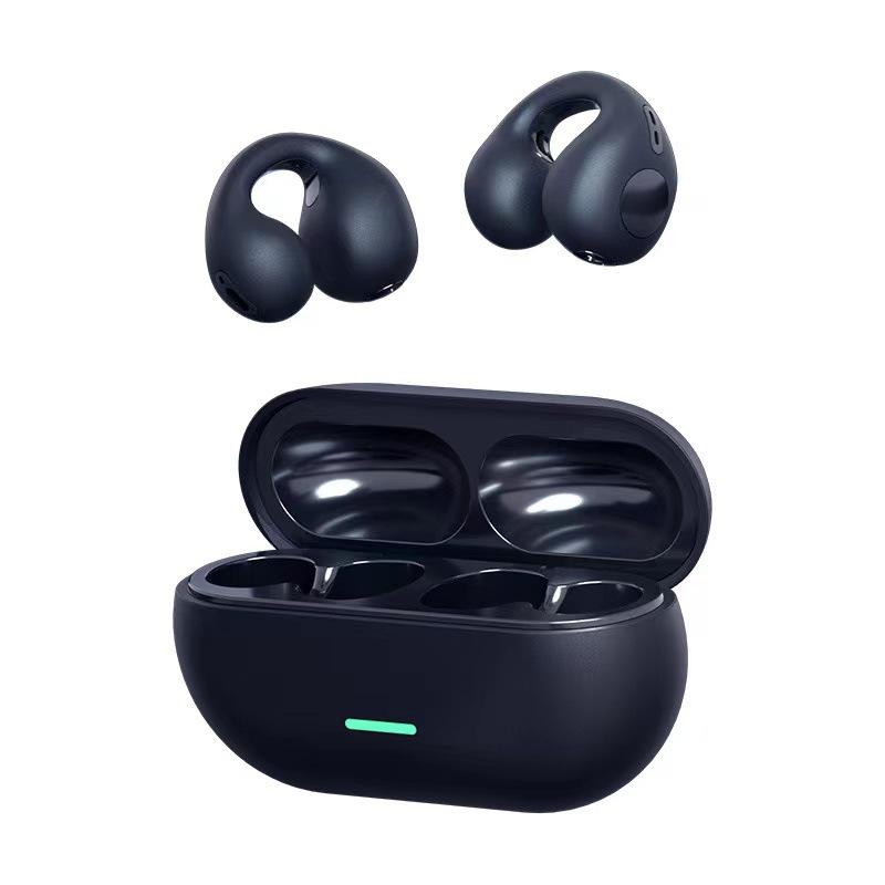 XIAOMI Bone Conduction Bluetooth Earphones Wireless HiFi Stereo Sports Headphones Waterproof with Microphone for Game Music: khaki