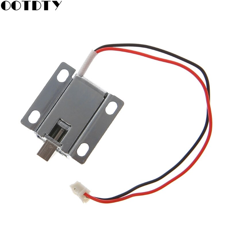 Electronic Lock Catch Door Gate 12V 0.4A Release Assembly Solenoid Access