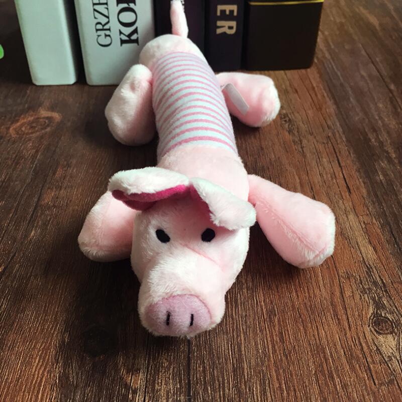 Pet Play Toys Pet Dog Puppy Cat Squeaker Quack Sound Throw Toy Chew Play Interactive Toys Elephant Duck Pig