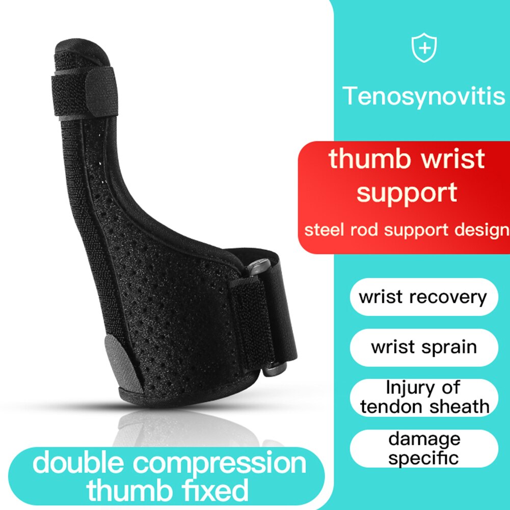 Sportshåndled tommelfingre håndstøtte justerbar kompression fingerholder bøjle hænder skinne støtte bøjle finger holder beskytter