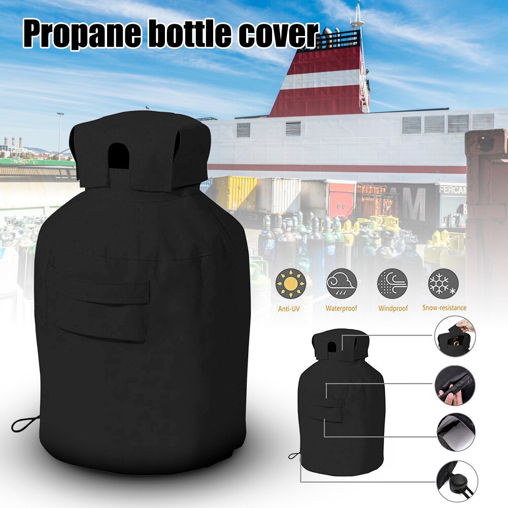 Propane Gas Tank Cover Waterproof Dust-Proof Anti-UV Oxford Cloth Durable C1