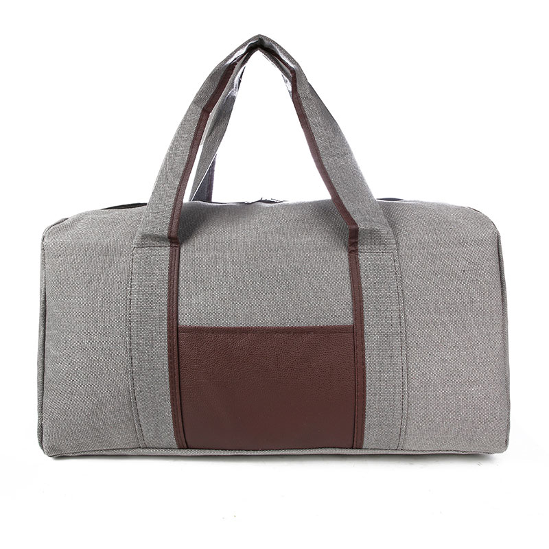 Scione-sacs à main en toile Simple pour hommes et femmes, sacs à bandoulière, sac à bandoulière solide et Durable, organisateur de voyage pour week-end: Grey