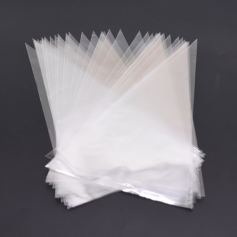 50 Stuks Clear Cellofaan Verpakking Zak Transparante Kegel Zakken Snoep Zakken Diy Bruiloft Verjaardag Party Cellophanes Organza Zakjes Decor