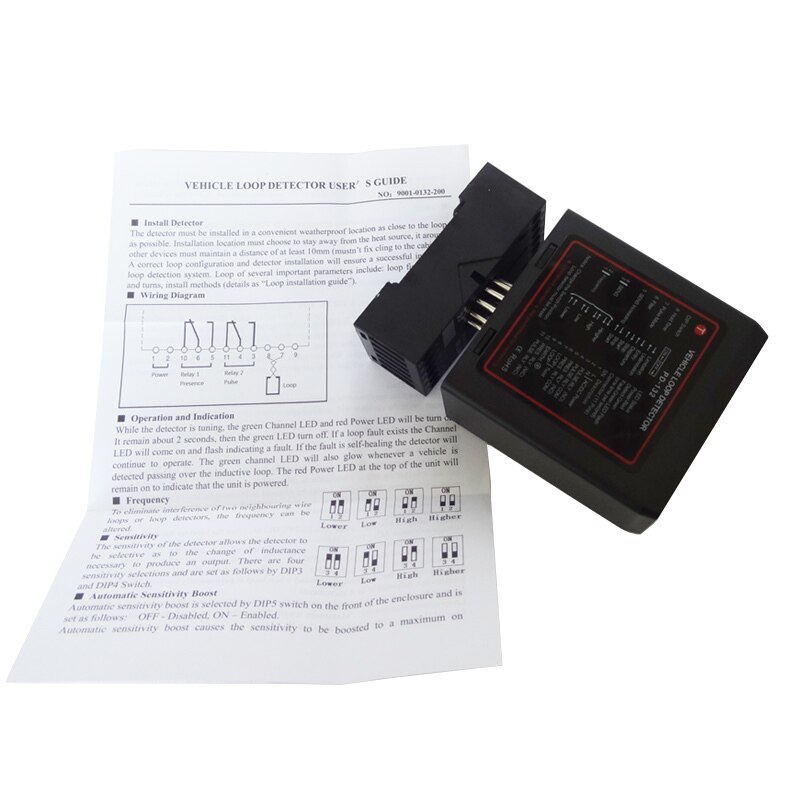 detection inductive loop detector sensor single channel/Detector de Masa Metalica