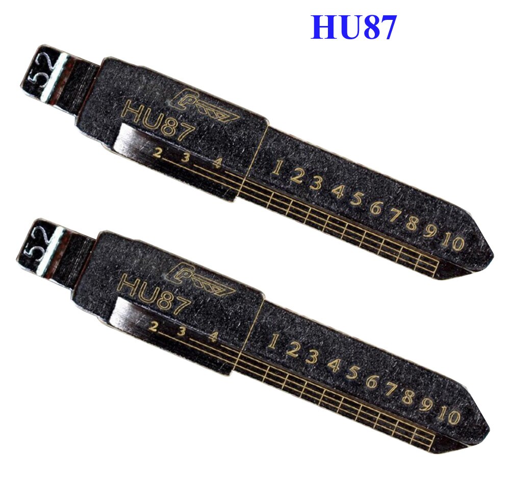 33# HYN15 38# HU101 39# DWO4R 40# CH1 50# HY15 HU87Car key blank with Engraved Line Folding key blank with tick marks