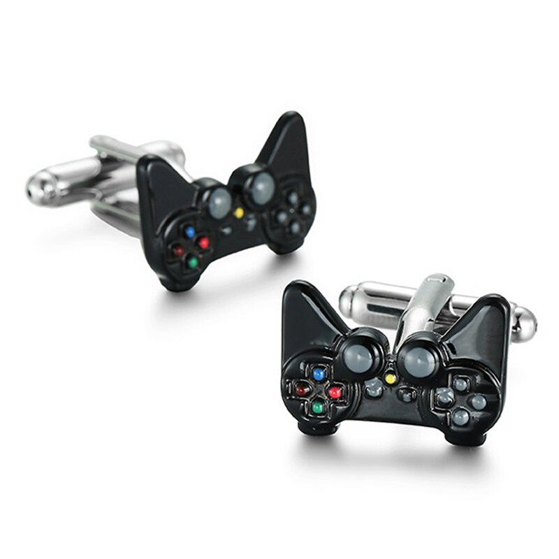 emaille sprühen malerei technologie Unterhaltung Sport Spiel Modellierung manschettenknöpfe männer Französisch hemd Manschettenknöpfe