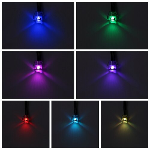 QACA LED Deck Light Outdoor Garden Patio Stairs Landscape Decor LED Lighting In-ground 6pcs/set B110-6