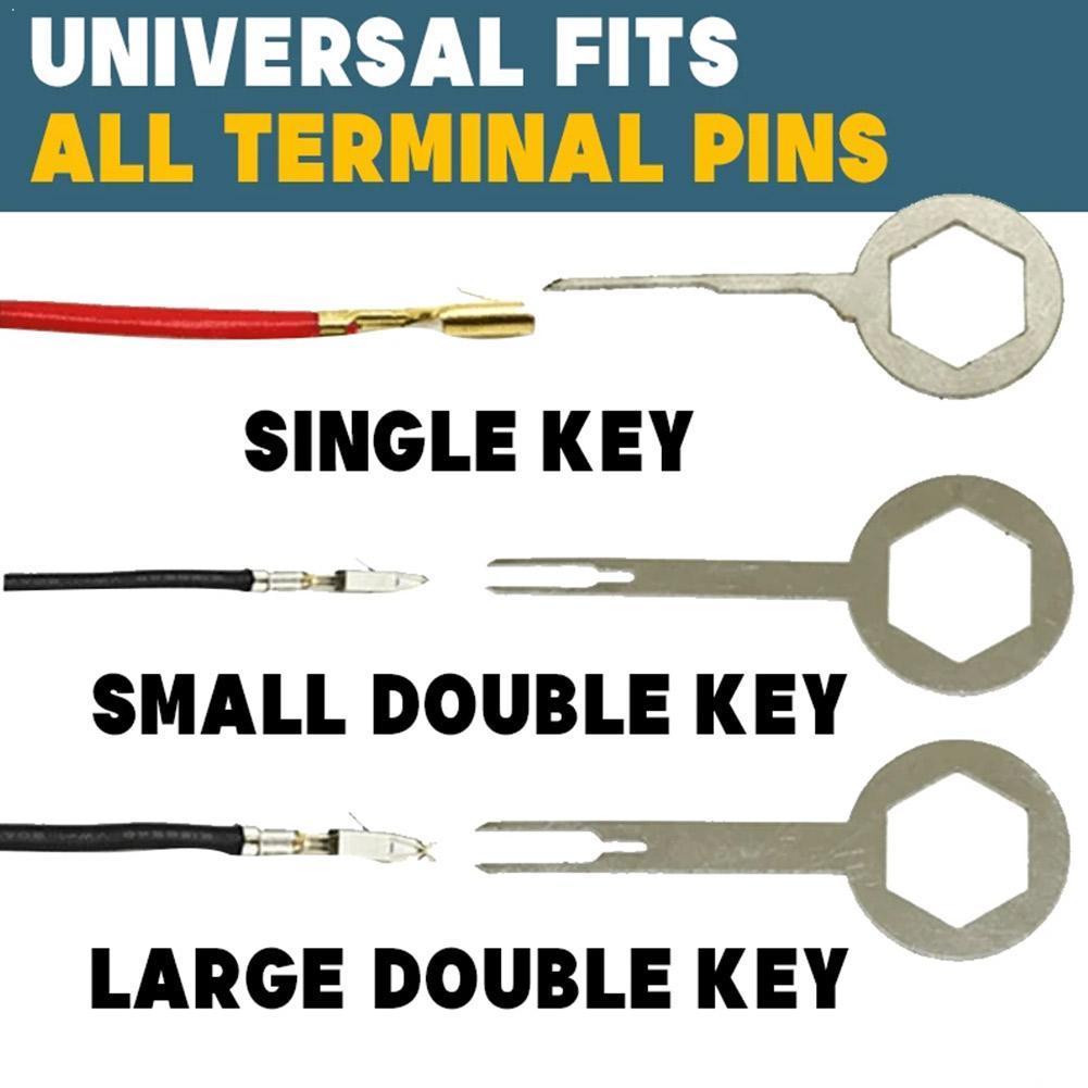 1 Set Terminal Ejector Kit Car Terminal Removal Kit Connector Wiring Repair Ejector Crimp Tools Kit Terminal B4N3