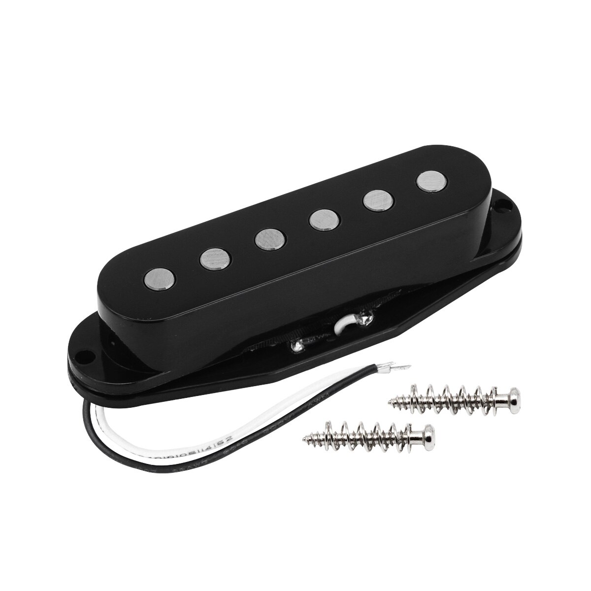 Fleor Set Van Alnico 5 Hss Pickup Set Gitaar Humbucker-Single-Single Coil Pickups Zwart Voor Ssh Gitaar onderdelen