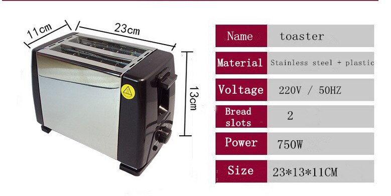 Automatic bread maker stainless multi-functional t... – Grandado