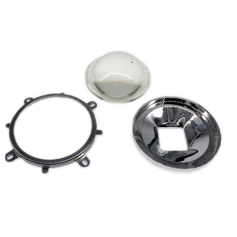1Set 78mm LED Optical Lens Reflector+ 82mm Reflector Collimator + Fixed Bracket for 20W -100W High Power LED Chips