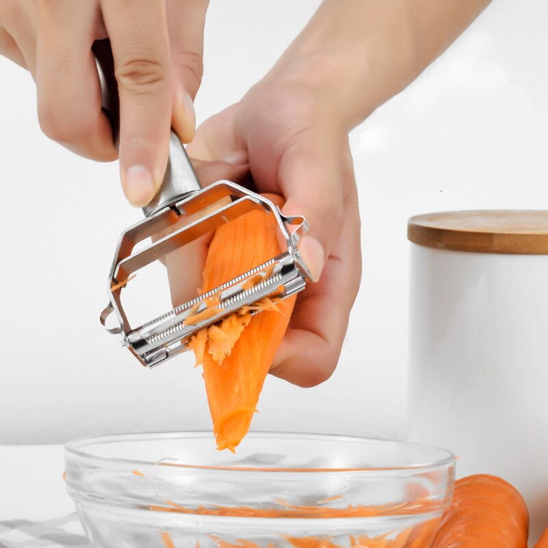 Roestvrij staal Aardappel Komkommer Wortel Rasp Dunschiller Groenten Fruit Dunschiller kopen vanaf een prijs van 0.71