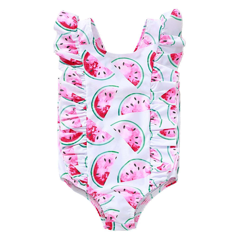 Bathing Suit For Baby Kids Girls Summer Leopard Printed Bikini One Piece Swimwear Swimsuit Bikini Set Sunsuit Swimwear Sets