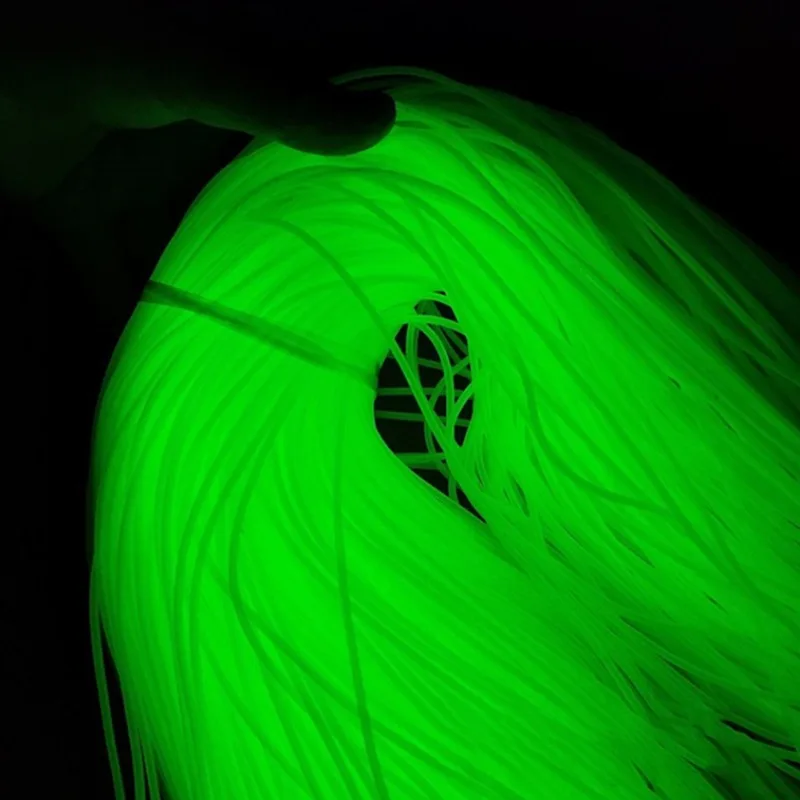 0.8/1/1.5/2mm Lichtgevende Vissen Slang Siliconen Anti Rig Buis Tubing Rig mouwen Diepzeevissen Pesca Iscas Visgerei Gereedschappen