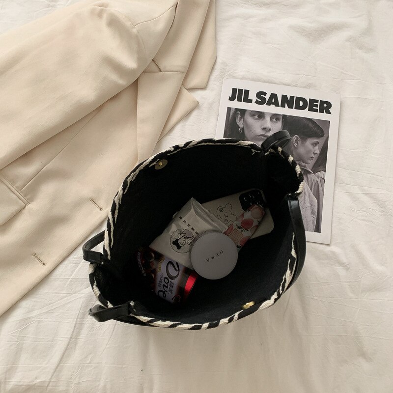 Stijlvolle damestas voor de herfst en winter, internetberoemd, 100-- delige schoudertas, casual tote bag