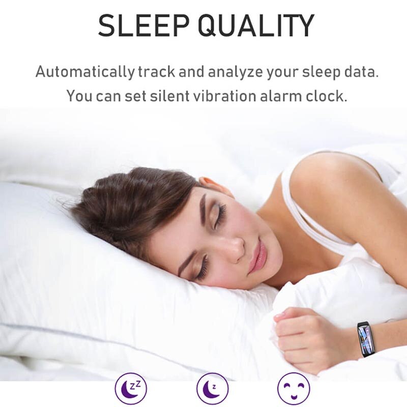 C6t kroppstemperatur smart armband klocka vattentät pulsmätare smartband armband fitness hälsa tracker smartwatch