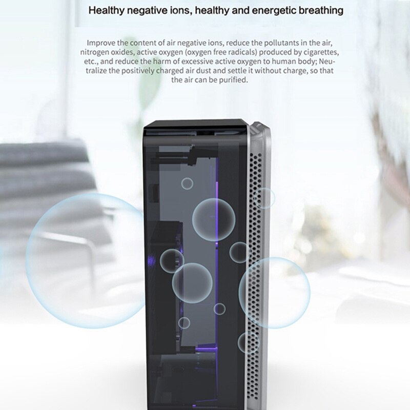 Negative Ion Air Purifier Home Office Air Purifier Ultraviolet Desktop Air Purifier