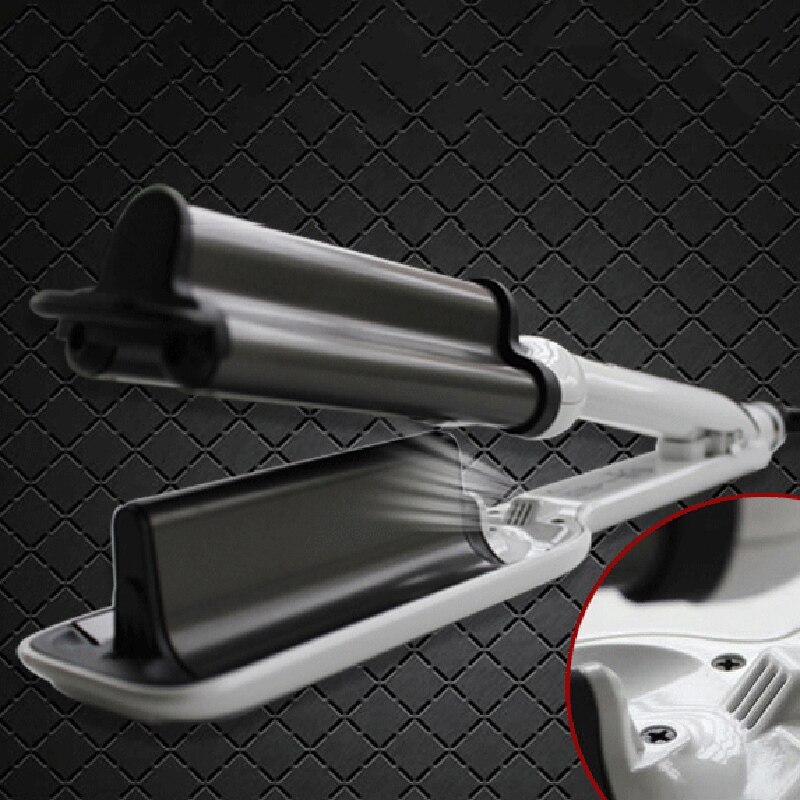 32mm dybe bølget hår krøllejern keramisk triple barrel big wave curlers big wave curler eu stik