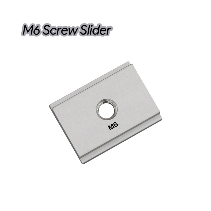 Placa de carpintería, Bloque de Prensa, tornillo T, mango deslizante, canaleta especial para carpintería, ranura T: M6 small slider