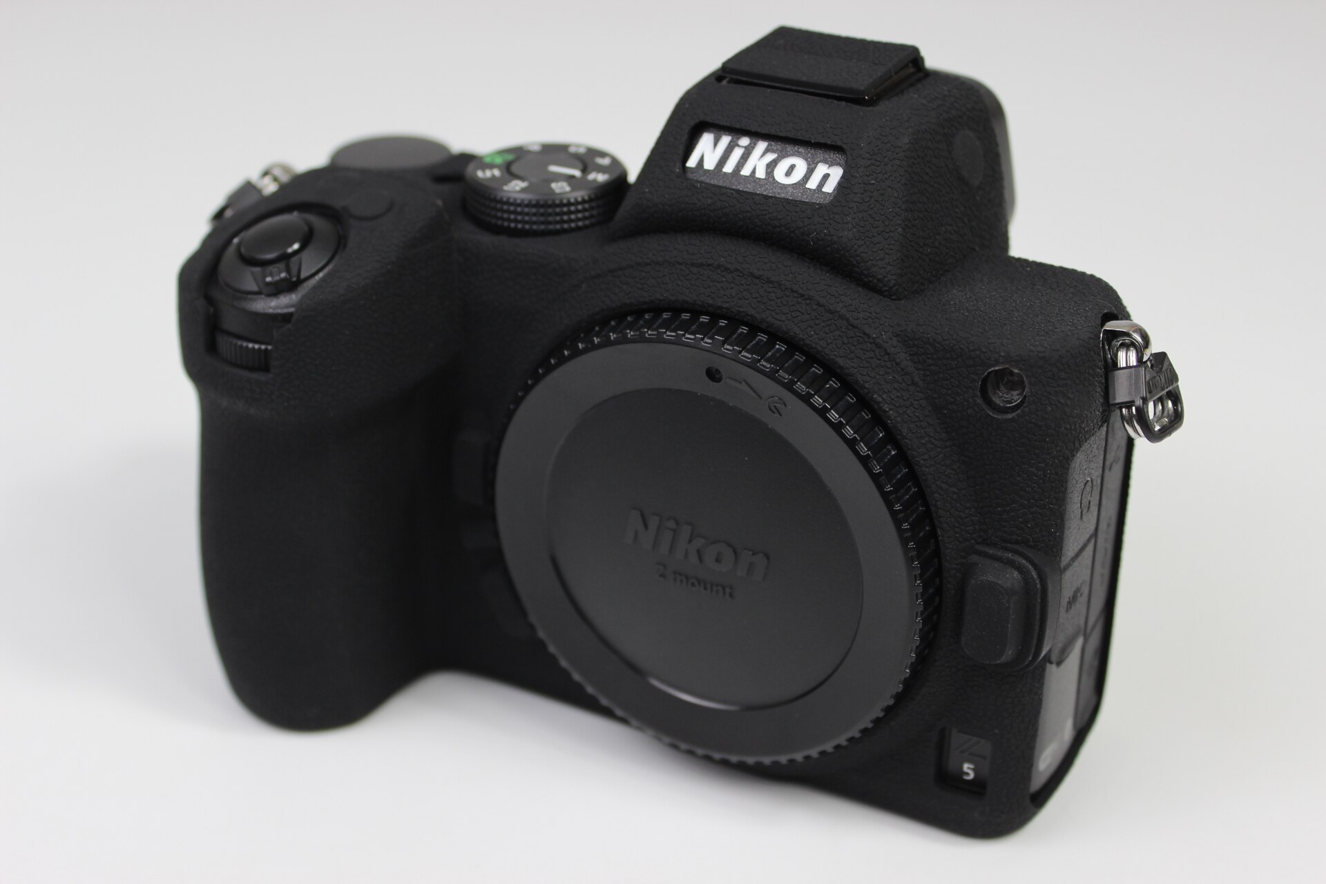 Funda de silicona de goma portátil para Nikon Z5, funda protectora para cámara