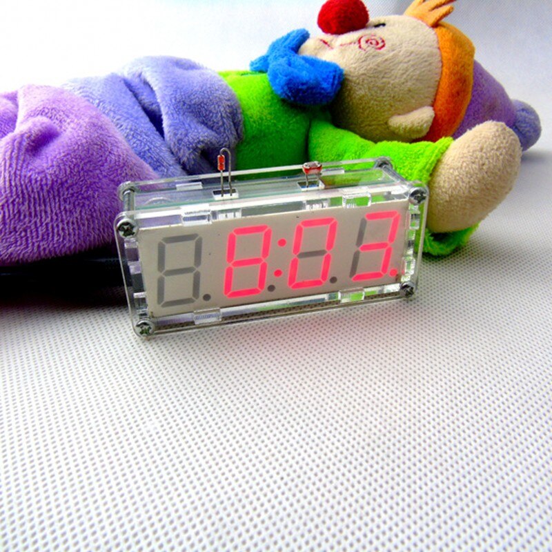 LED electronic clock production kit DIY51 single-chip digital clock parts