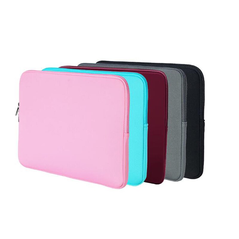 Laptop Bag Sleeve 13 Inch Notebook Tas Voor Macbook Air Pro 13 Wijn-Rood Licht-Bkue Roze laptop Case