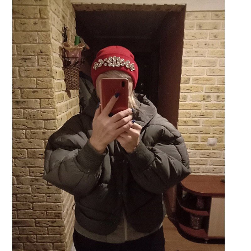 Vinter kvinder bomuld rhinestone beanies hatte damer elastiske strikkede beanies skullies hatte til femme varmt efterår motorhjelm ski caps