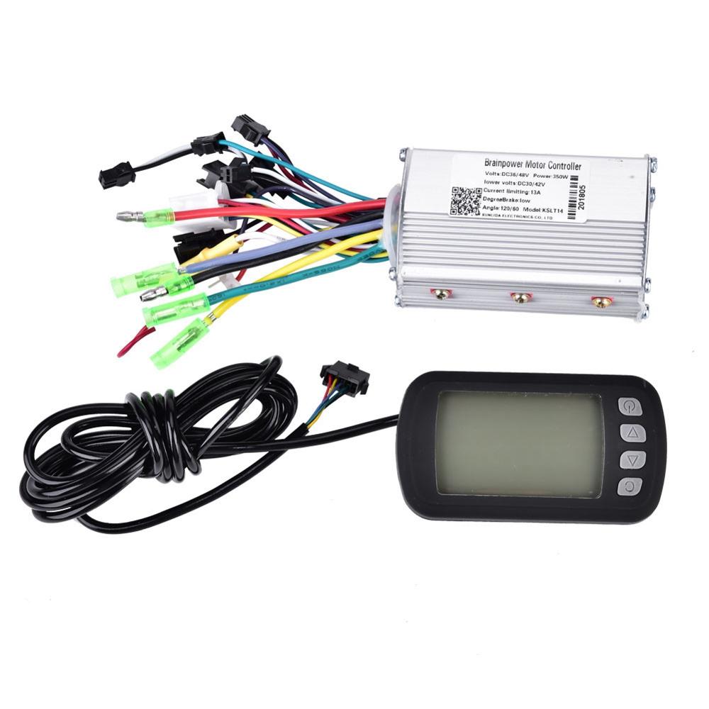 Electric Bike Controller 36V/48V 250W/Brushless Controller with LCD Display Panel for Electric Bicycle scooter ebike controller