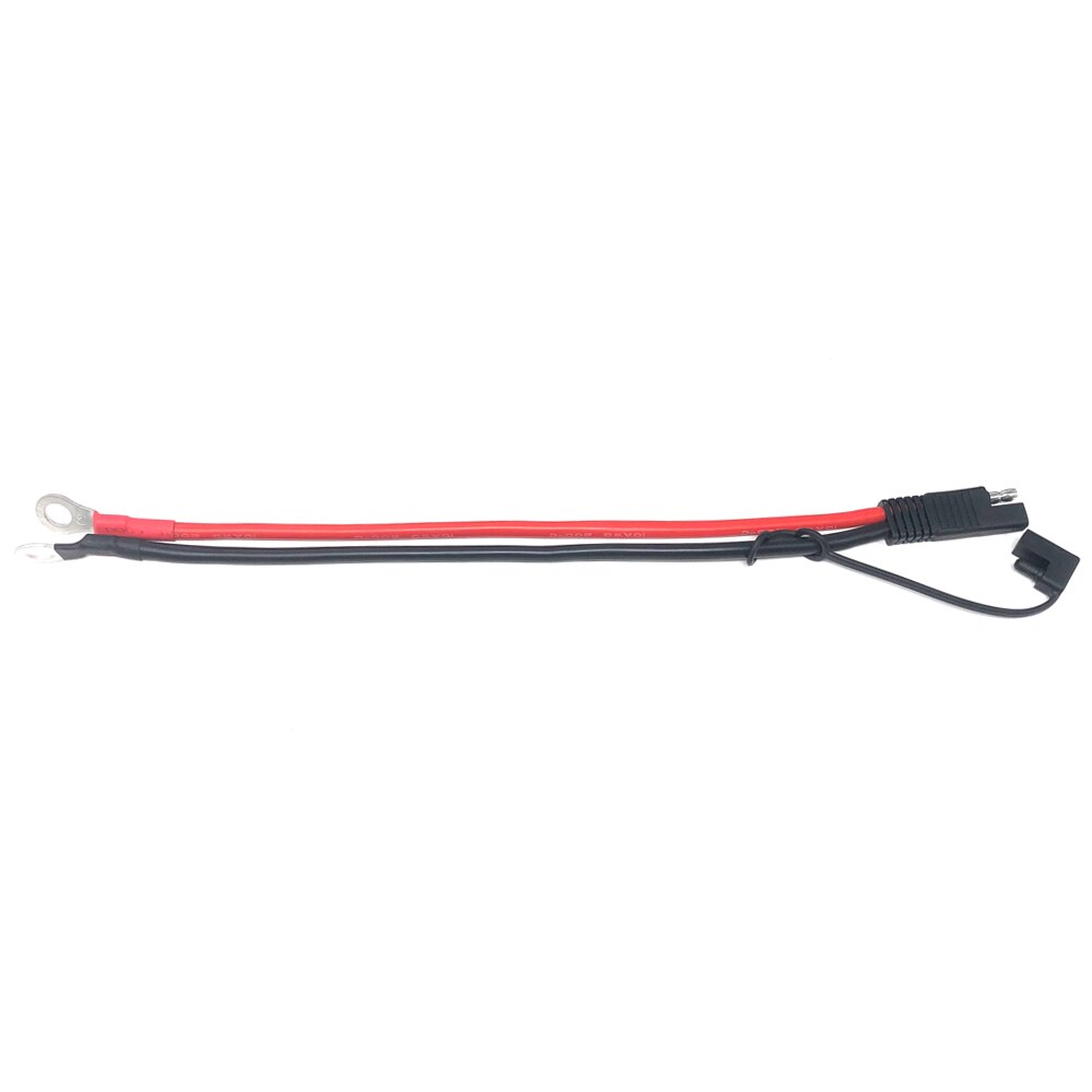 10AWG 30 Cm Sae Naar O Ring Terminal Harnas 2 Pin Quick Disconnect Plug Sae Aansluiting Motorfiets, Auto, tractor-60-200 Celsius