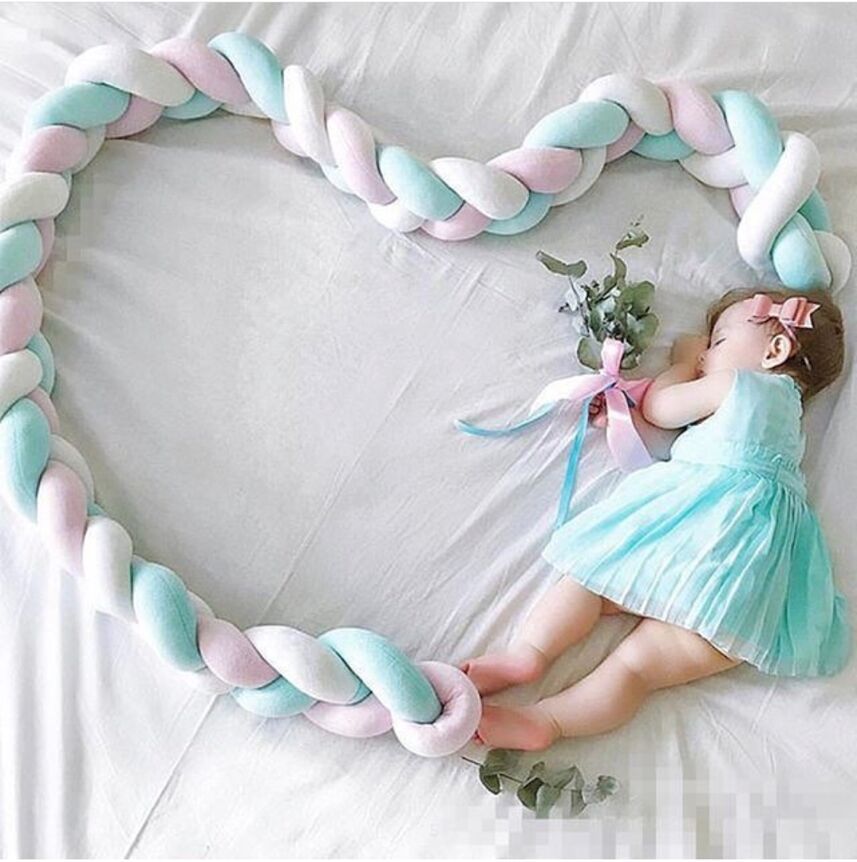 Ins woven long knotted ball pillow sofa pillow Nordic simple children's room decoration