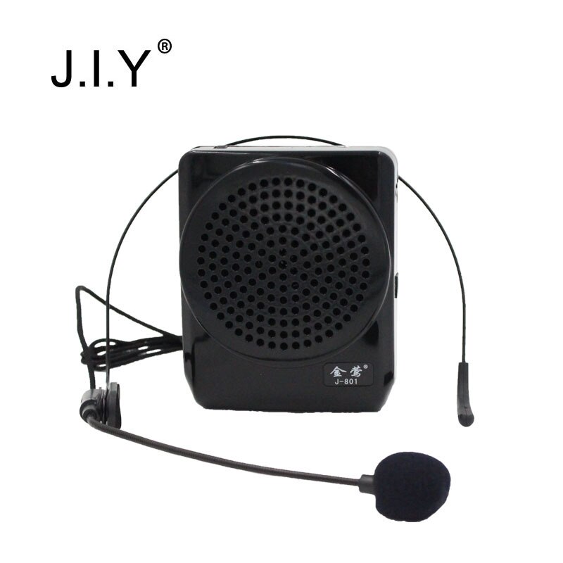 JIY megaphone teaching microphone tour guide teacher shouting waist hanging waist bag small bee megaphone: Default Title