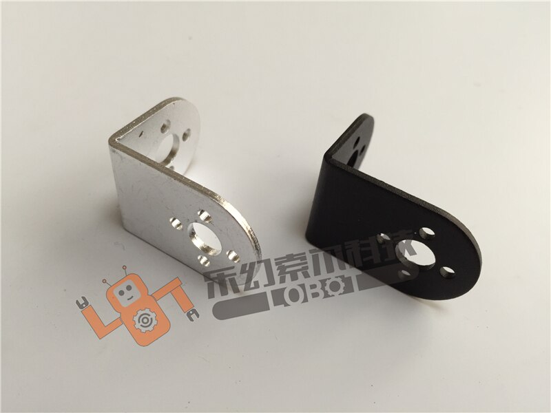 2Pcs/Lot L Style Servo Bracket Mount for Robot /Gimbal / Merchnial Arm Servo Steering Gear Accessories
