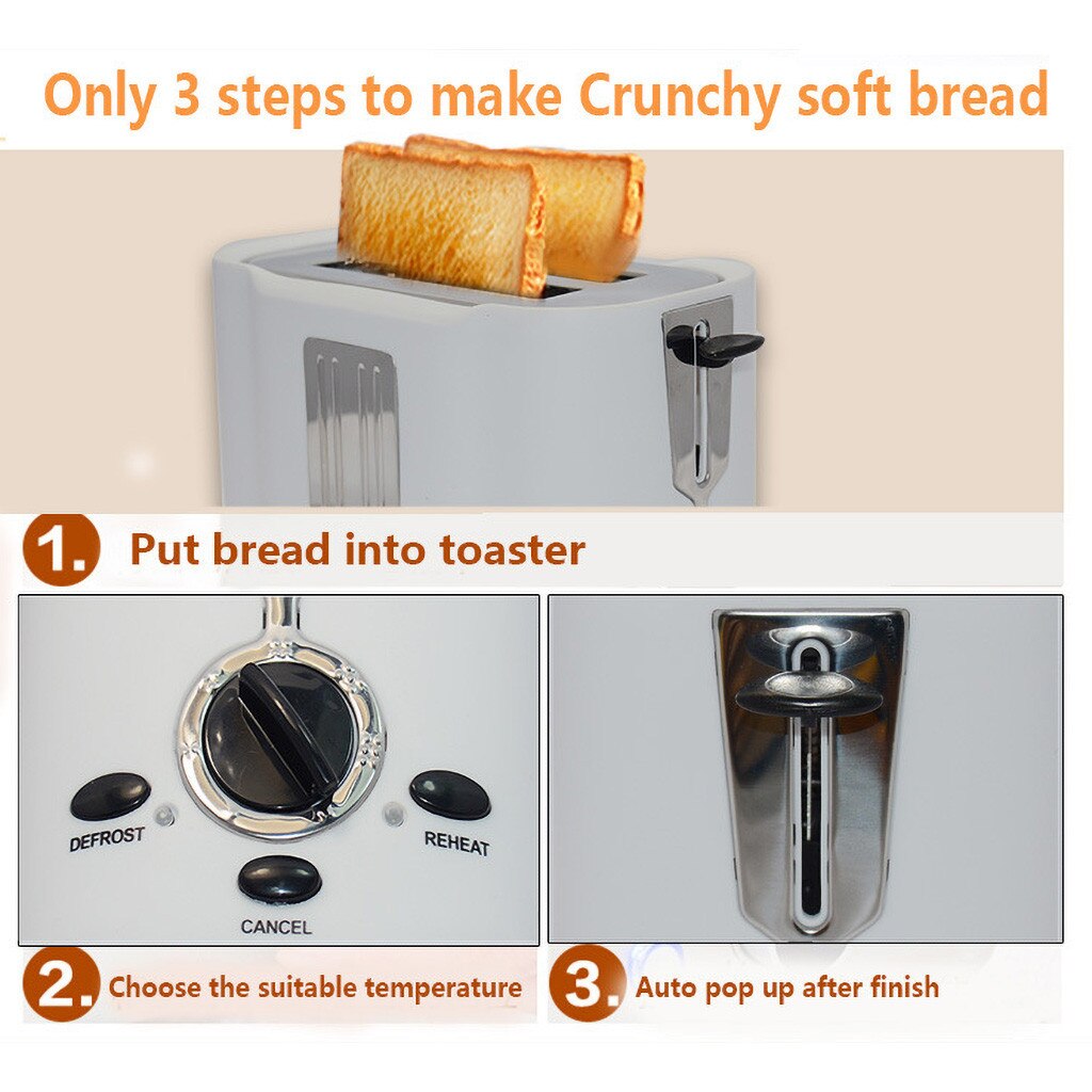 2 Piece Automatic Toaster Large Capacity Bread Makers Toaster Home Bread Maker Breakfast Toaster Tost Makinesi