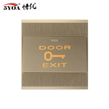 Door Exit Switch Release Push Button Switch COM NO NC pins Switches with copper material for Door Lock Access Control System