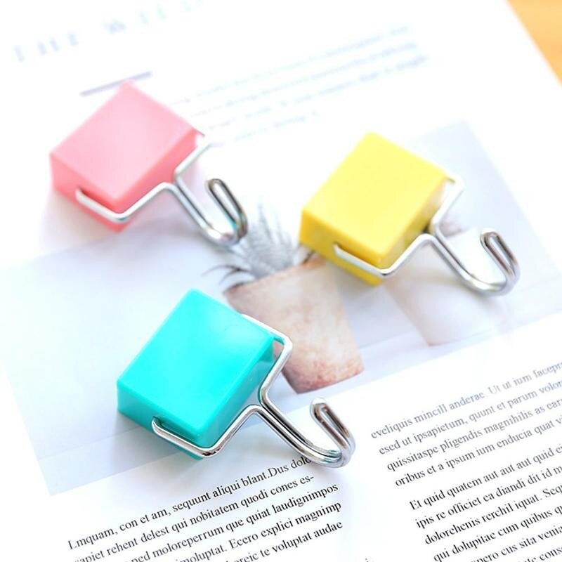 Supersug magnetisk anslutning sömlös mikrovågsugn kylskåp magnet krok utan spik hem förvaring kök organiserar krokar