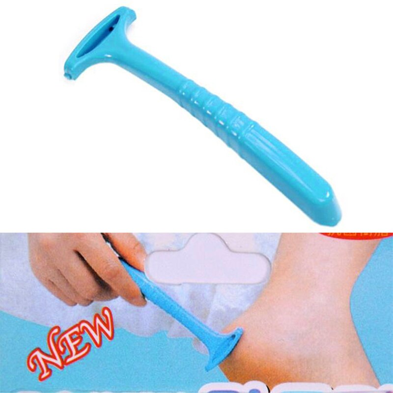 Poignée en plastique professionnelle peau morte callosités enlèvement pieds fichiers soins des pieds pédicure couteau soins infirmiers pied