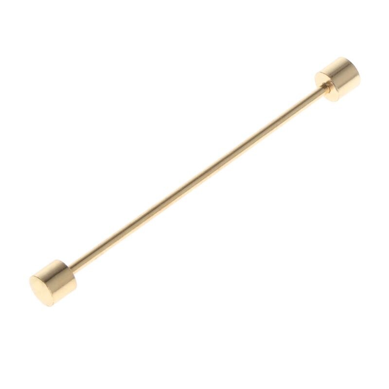 Mannen Shirt Pins Tie Clip Kraag Sluiting Business Skinny Bruiloft Broche Bar Mode: Goud-kleur