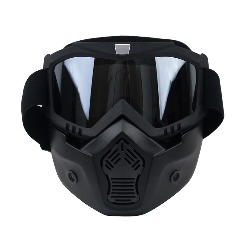 Motorcycle Face mask Goggles Ski goggles Motorbike Motor Open Face Detachable Goggle Helmets Vintage Glasses