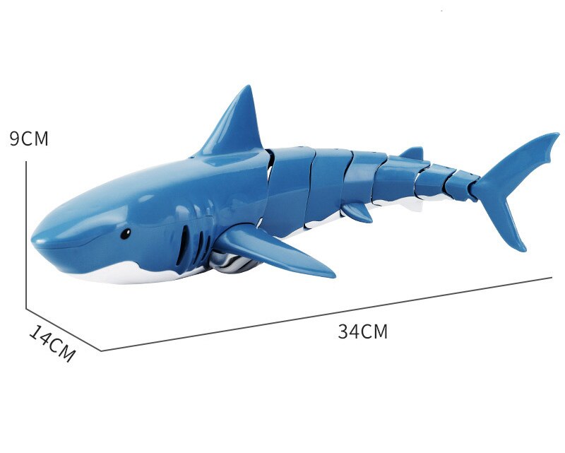 Rc Simulatie Haai Speelgoed 2.4G 4CH Waterdichte Elektrische Afstandsbediening Haai Boot Zwembad Badkamer Voor Kinderen Speelgoed