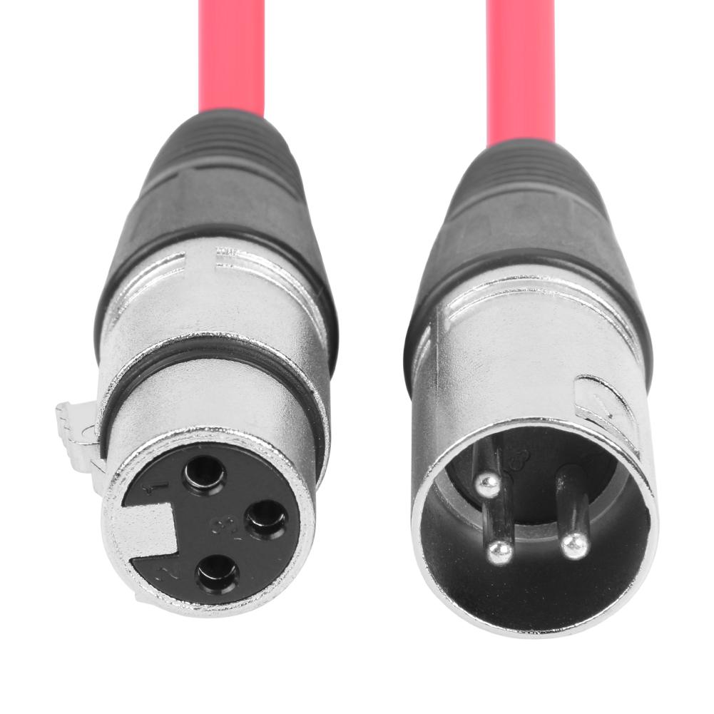 1m XLR Cable Male to Female 3Pin Zinc Alloy Flexible and Durable Noise-Free Audio Cable for Microphone XLR Cord