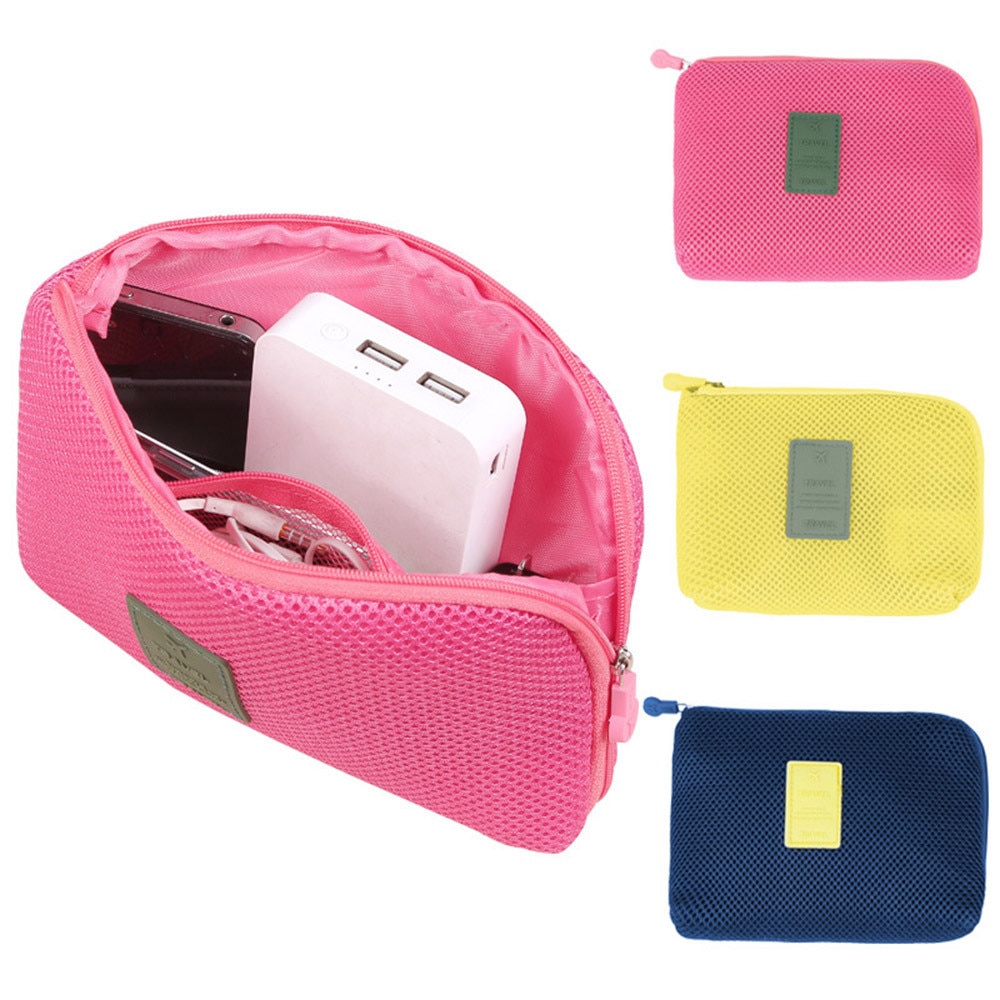 Pochette d&#39;écouteurs technologie Portable, rangement d&#39;accessoires de téléphone, port d&#39;écouteurs, pochette d&#39;accessoires électroniques de voyage en plein air