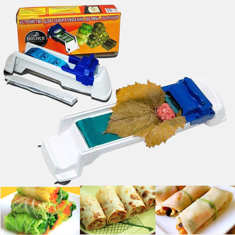 Groente Vlees Rolling Tool Sushi Onigiri Maker Gevulde Blad Machine Gadget Roller Tool Voor Keuken Accessorie Stuff