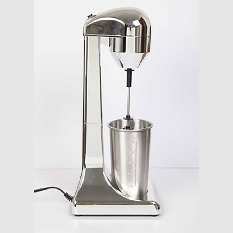 Kbxstart elektrisk mælkeskummer cappuccino 220v espumador de leche kaffeskummer melkopschuimer mixer blender montalatte eu stik: Blender sølv