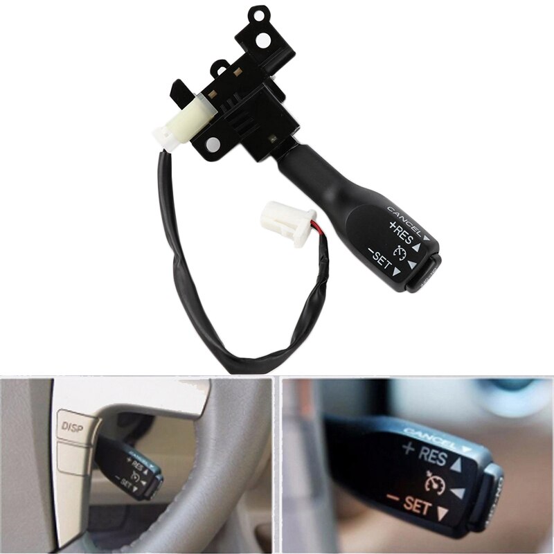 Car Cruise Control Switch Black Replacement Parts for Lexus CT200h ES330 GS300/Scion IM TC XB XD/Toyota Camry Corolla Prius