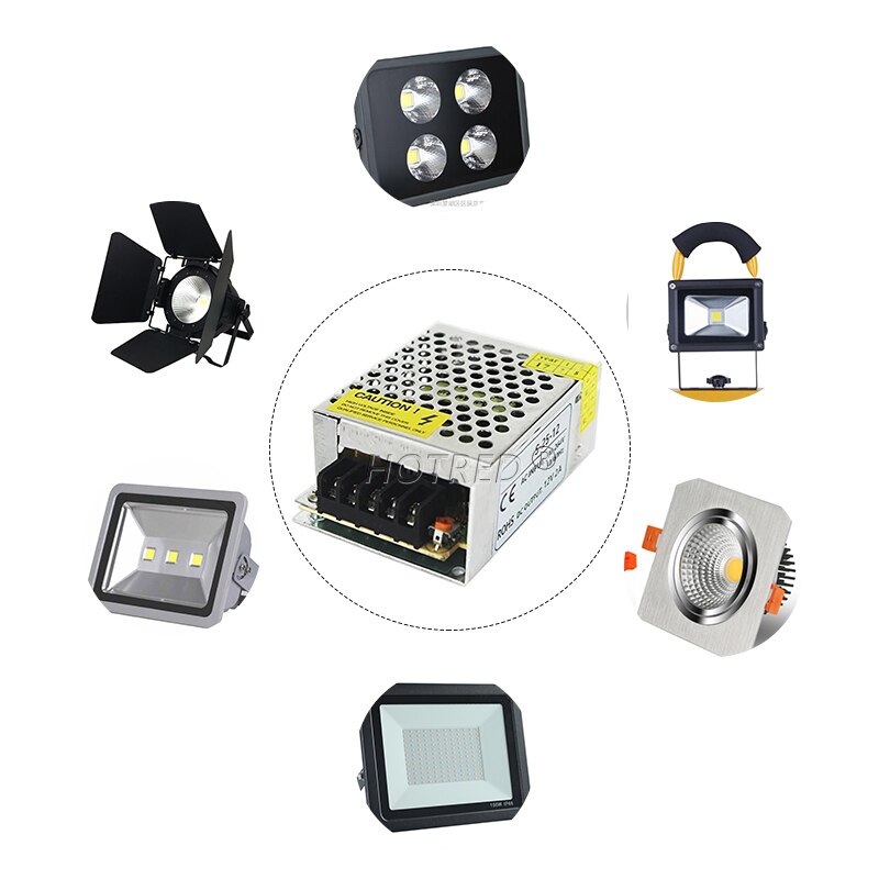 Swiching DC 12V 2A 12 V Volt Transformers LED Adapter Power Supply For XHP70 LED